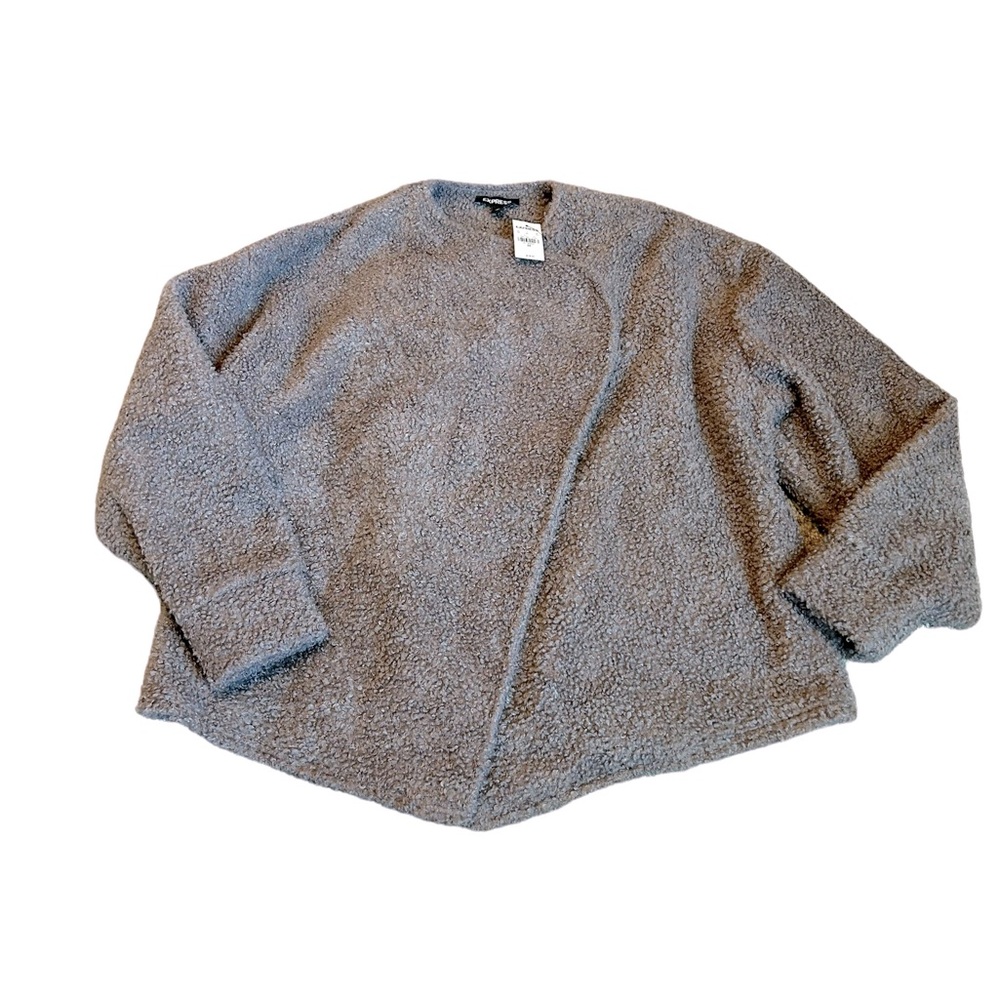 EXPRESS teddy fly away jacket nwt